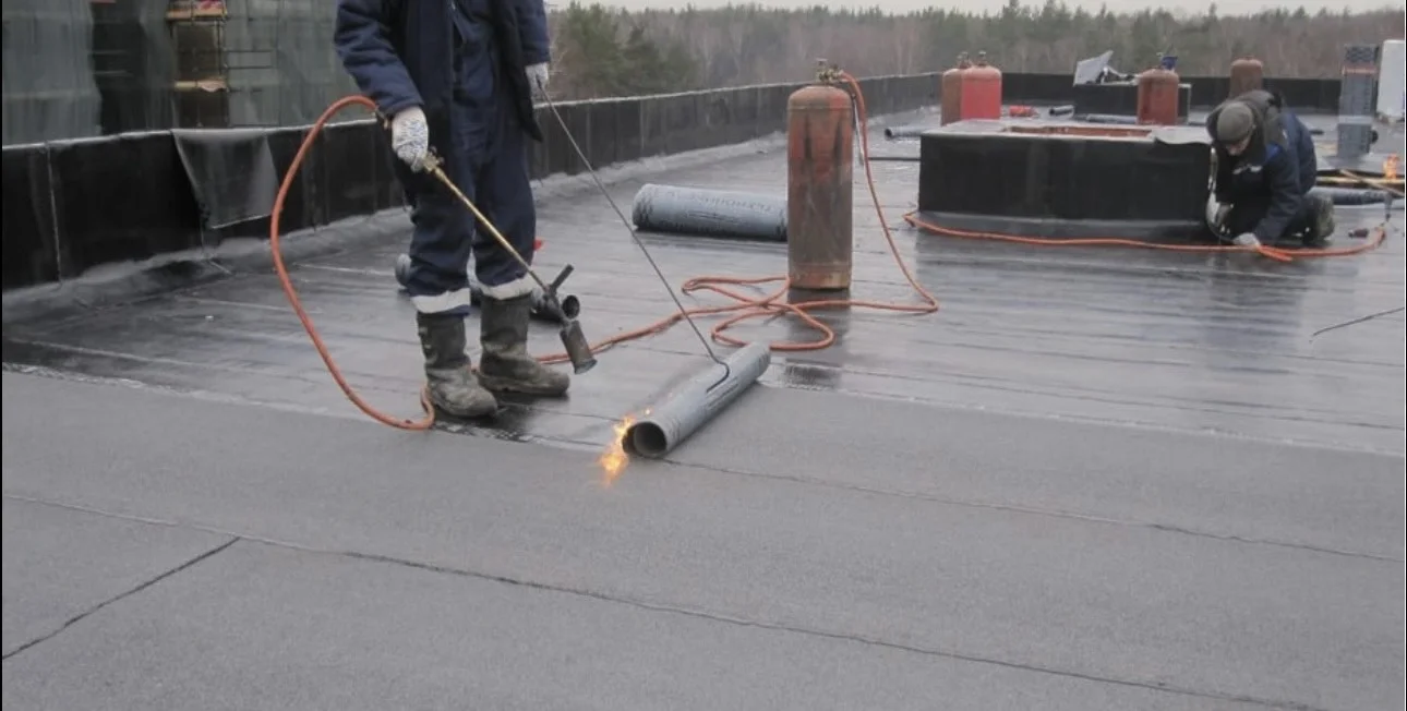 Flat roof with professional waterproofing – ELWELD project