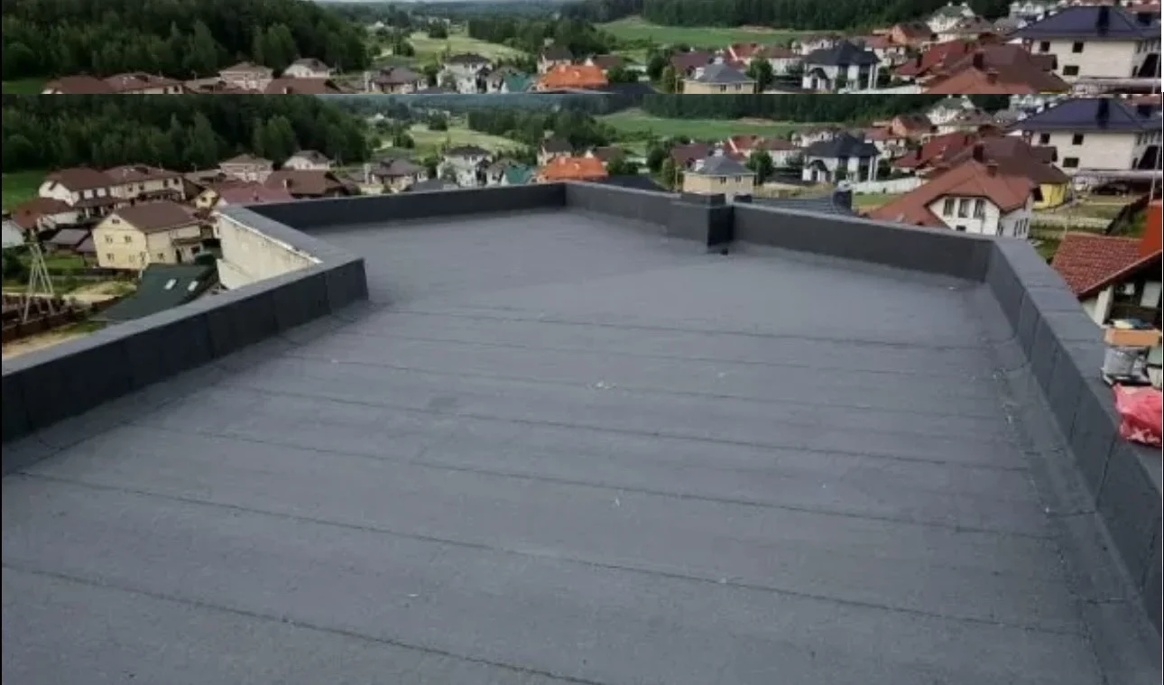 Flat roof with professional waterproofing – ELWELD project